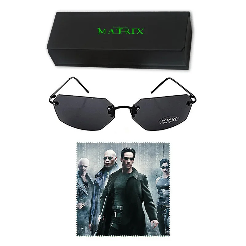 Anime Cosplay Glasses - Classic Matrix Agent Smith Style Polarized