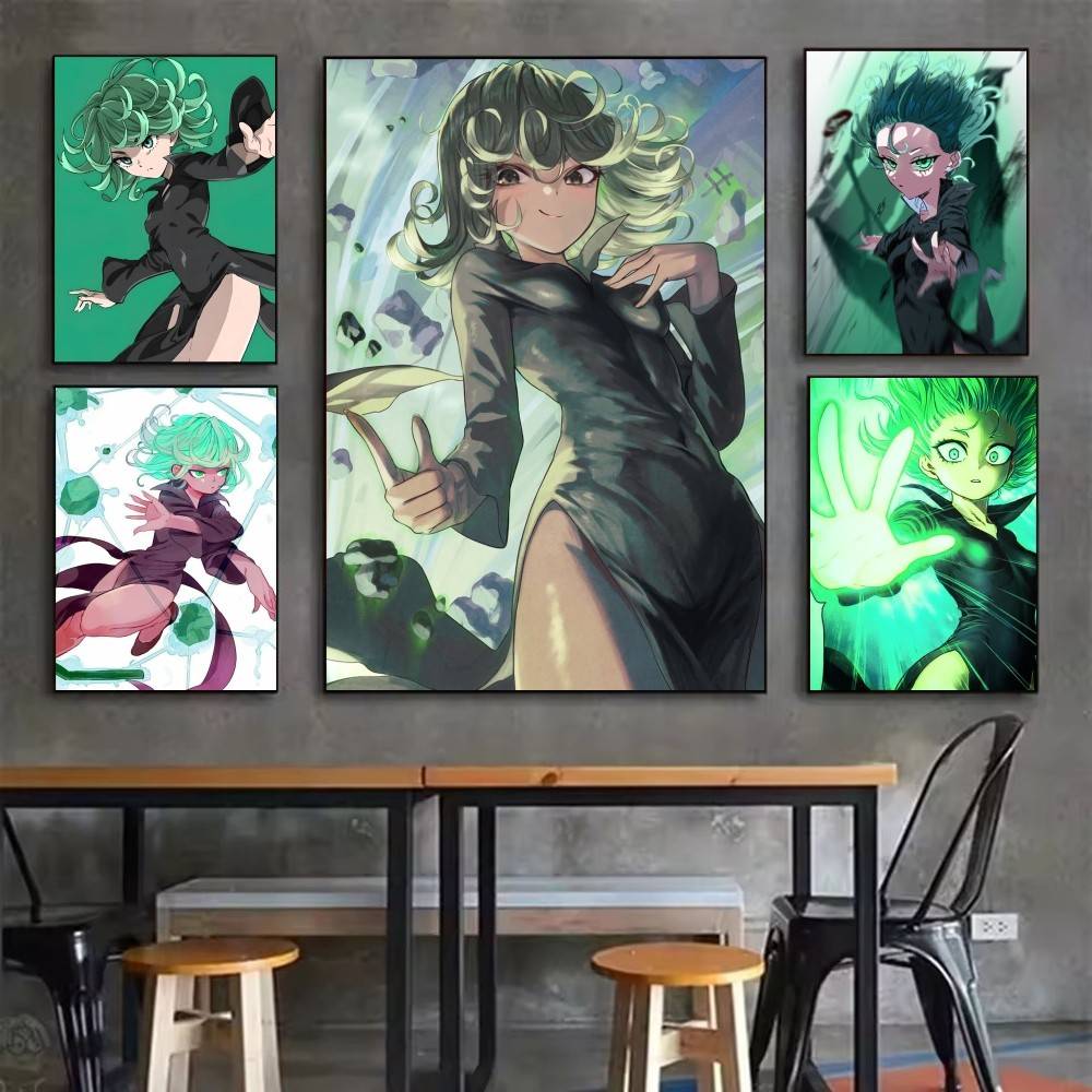 Anime Cosplay One Punch Man - One Punch Man Tatsumaki Manga Poster