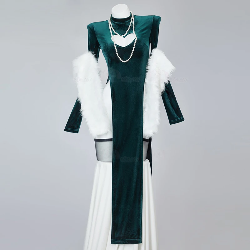 Sexy Velet Furry Cape Dress Wi - Anime Cosplay One Punch Man ulasan dan harga