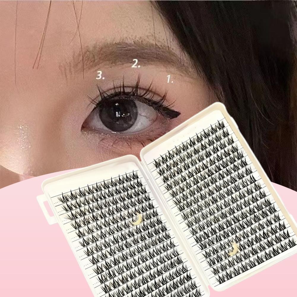 3D DIY Segment False Eyelashes - Anime Cosplay Eye Makeup ulasan dan harga
