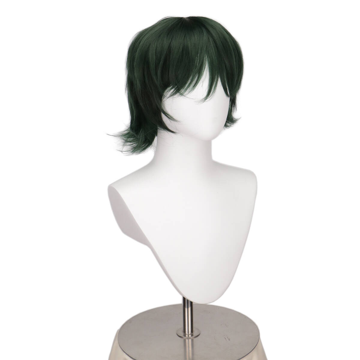 Short Green Hair Glasses Shime - Anime Cosplay Glasses ulasan dan harga