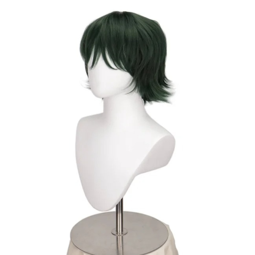 Short Green Hair Glasses Shime - Anime Cosplay Glasses ulasan dan harga