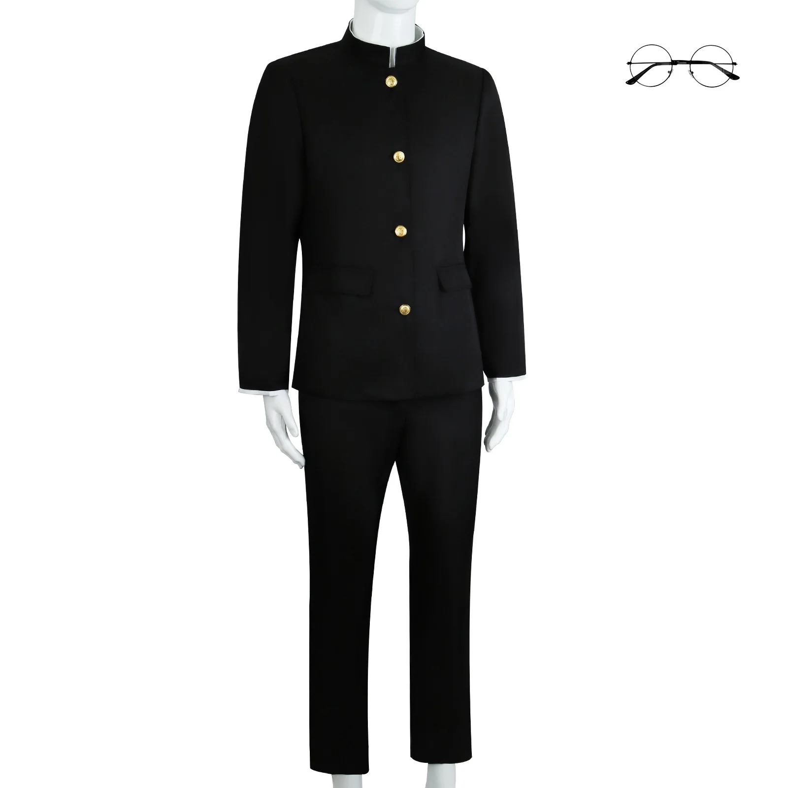 Ken Takakura Cosplay Costume W - Anime Cosplay Glasses ulasan dan harga