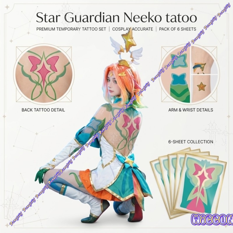 Star Guardian Neeko Temporary  - Anime Cosplay Photo ulasan dan harga