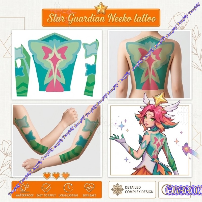 Star Guardian Neeko Temporary  - Anime Cosplay Photo ulasan dan harga