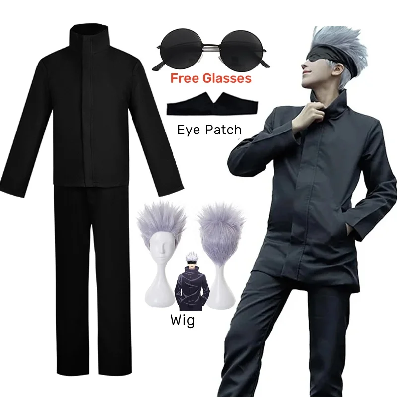Anime Jujutsu Kaisen Gojo Sato - Anime Cosplay Glasses ulasan dan harga