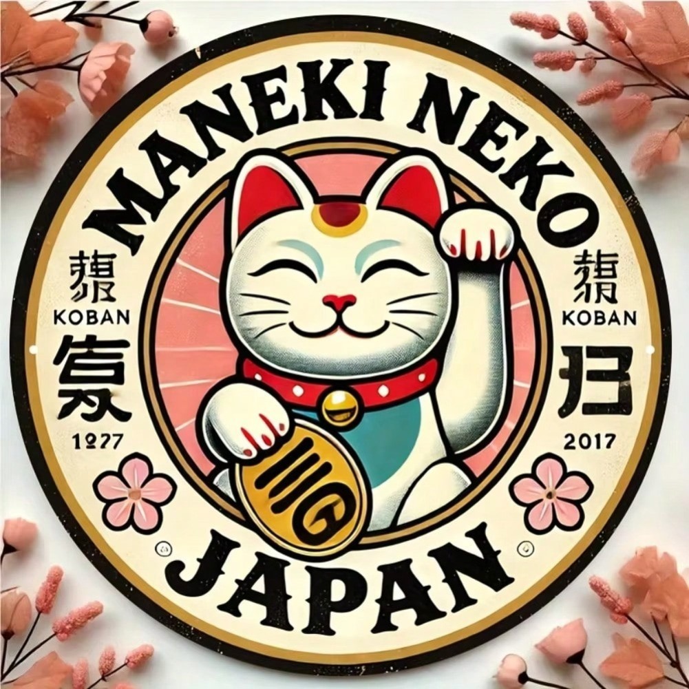 Round Maneki Neko Lucky Cat Al - Naruto Headband Metal ulasan dan harga