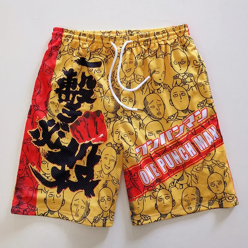 Anime One Punch Saitama Shorts - Anime Cosplay One Punch Man ulasan dan harga