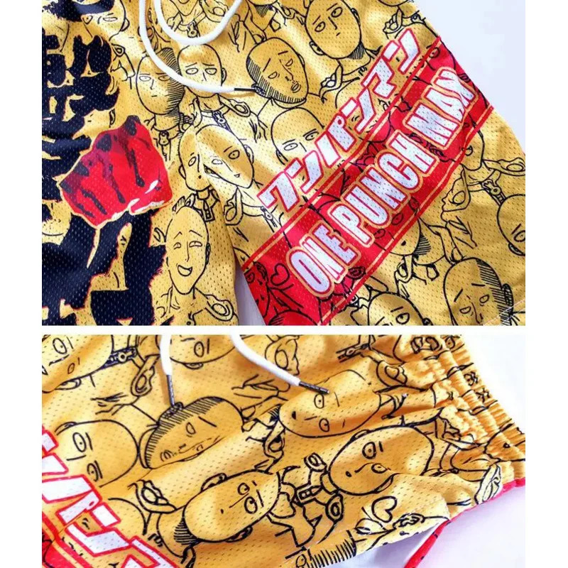 Anime One Punch Saitama Shorts - Anime Cosplay One Punch Man ulasan dan harga